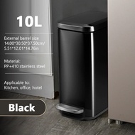 GREENSINDOOR 18L Stainless Steel Trash Bin Rubbish Bin Dustbin Kitchen Trash Can tong sampah bertutu