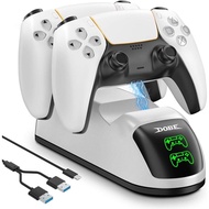 For PS5 Controller Charging Station for Playstation 5 Console, 2 TypeC Charging Heads, PS5 Wireless Controller
