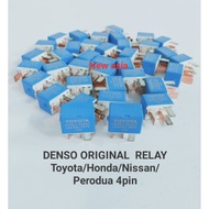100% ORIGINAL NEW DENSO 4PIN HEAD LAMP RELAY/POWER RELAY 156700-2870 Relay 4pin 12v 90987-02027