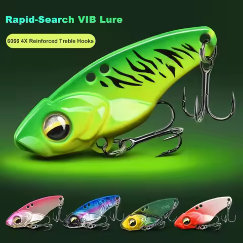 1PCS 3.5g/5g/7g/10g/15g VIB Fishing Lure Rattlesnake Iron Jig – Ultimate Long-Cast Hard Lure for Pre