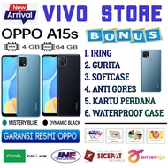 OPPO A15S RAM 4/64 GB GARANSI RESMI OPPO INDONESIA - demo tanpa dus