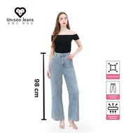 UNISOO JEANS - CK8009-1 Highwaist Jeans | Culottes Jeans | Highwaist Women's Jeans | Loose Jeans | W
