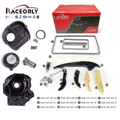 RACEORLY Upgrade Timing Chain Kit For VW Jetta Audi 1.8L 2.0L EA888 Gen2