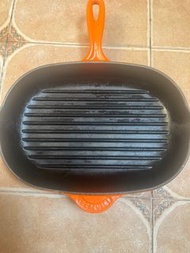 LE CREUSET 橙色大鑄鐵鍋煎牛扒