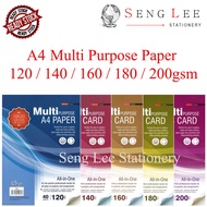 Uni Multi Purpose A4 Card 40's 120gsm / 140gsm / 160gsm / 180gsm / 200gsm