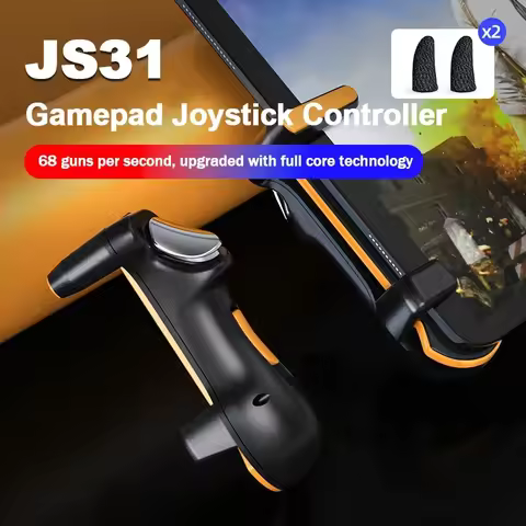 JS31 4 Fingers Tablet Game Trigger Handle L1R1 Fire Aim Shooting Gamepad Joystick Controller for FPS