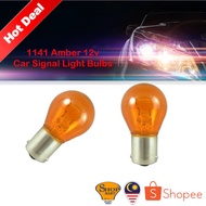 1141 1156 12V Amber Car Signal Light Bulbs Turn Signal Bulb Lampu Isyarat Kereta 1141 Oren Proton Pe