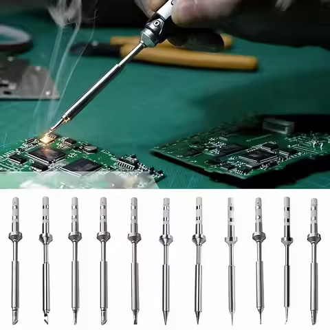 Universal TS Soldering Tip Kit, I ILS C1 BC2 C4 B2 D24 JL02 KU K BC3 Multi Shape Replacement Solder