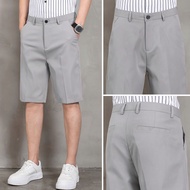 【HEZSTORE】M-5XL Summer Men's Solid Color Pants Men's Casual Shorts Celana Pendek Lelaki  Men Short Pants