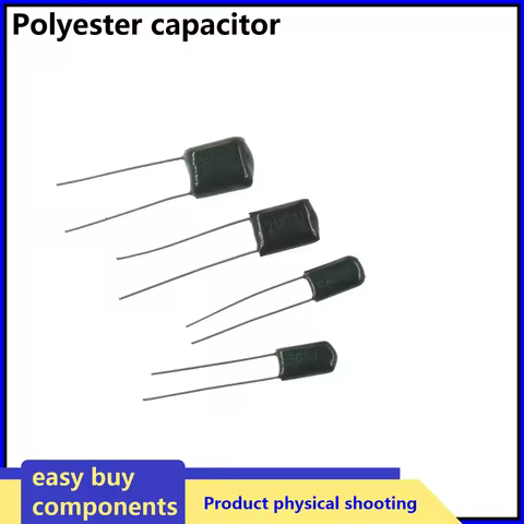 100/50pcs/Lot 630V Polyester Film Capacitor 1NF 1.5NF 10NF 22NF 33NF 47NF 2J102 2J152 2J222 2J472 2J