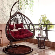 HY-# Rattan Double Bird's Nest Hanging Basket Rattan Chair Indoor Glider Swing Leisure Nacelle Chair Outdoor Rocking Cha