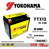 YOKOHAMA GOLD MF SERIES YTX12 YTX12-BS BATTERY YAMAHA XJ600N XT600 HONDA CM200T ZXR1200 GSX-R1000 ER