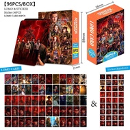 96 European American Movie Stranger Things Movie Merchandise Photo Cards KPOP Merchandise LOMO Photo