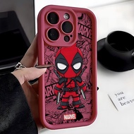 Cartoon Cute Marvel Deadpool Casing for for Infinix Smart 10 9 8 7 Hot 50 Note 40 30 20 Play Itel RS