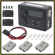 Car USB Charging Hub USB Charging Hub withLED Light & Type C Port USB Charging Hub Charging Hub with