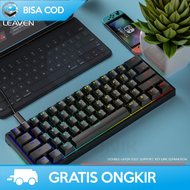 KEYBOARD MEKANIKAL 61 KEYS KEYBOARD GAMING K620 KEYBOARD KABEL TYPE-C