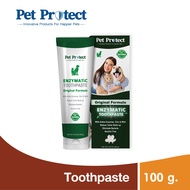 Pet Protect Toothpaste ยาสีฟัน ยาสีฟันผสมเอนไซม์ ควบคุมหินปูนพิเศษ ลดกลิ่นปาก สำหรับสุนัขและแมว (100 กรัม/หลอด)