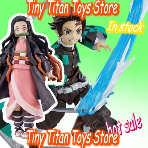 Demonslayer Articulated Tanjiro Kamado Nezuko Zenitsu Kyojuro Rengoku Figma Action Figures Collectib