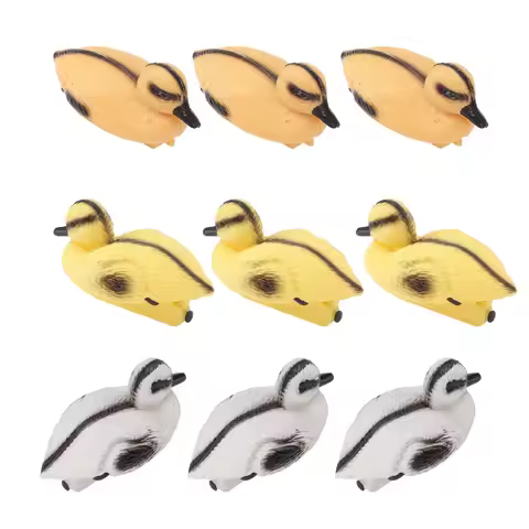 Duckling Decoy Plastic Fish Pond Ornament Floating Duck High Simulation Water Decoration Super Cute 