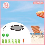 Befairy ชุดเกมลูกวอลเล่ย์ชายหาดชุดชุดตาข่ายตาข่ายลูกบอลวอลเลย์บอลภายนอกตาข่ายลูกบอลชายหาดสำหรับสวนกี