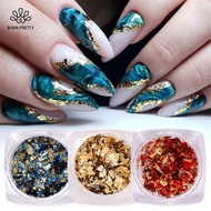 Gold Glitter Foil Sequins Flakes Irregular Glitter Aluminum Foil Sequins For Nails Chrome Powder Man