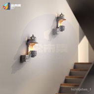 🚓Altar Corridor Aisle Gypsum Lamp Embedded Living Room Corner Embedded Induction Corner Wall Lamp Ambience Light