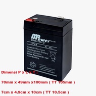 MESIN Mpower plus JP4-6 UPS Battery Dry mf Dry Battery 6v 4Ah Battery For Weighing Machines Cars Mot