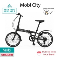 Mobi City Bike Foldable Bicycle 12kg Lightweight (durable good value city bicycle)