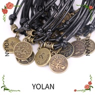 YOLANDAGOODS1 Constellation Anklet Fashion Horoscope Astrology Best Birthday Gift Zodiac Pendant