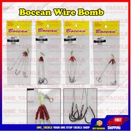 Bocean wire bomb hook 5 arm wire leader hook