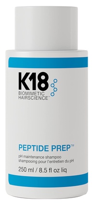 K18 K18 Peptide Prep Cleansing pH Maintenance Colour Safe Shampoo for Daily Use, 8.5 fl oz