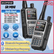 BAOFENG UV-5R Mini Walkie Talkie Multi Band Bluetooth Programming Wireless Copy Frequency 999CH AM F