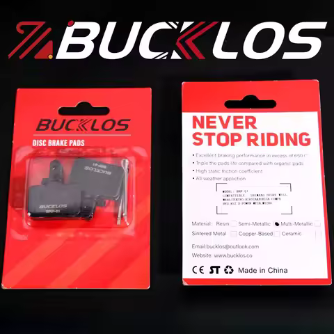 BUCKLOS Semimetallic Disc Brake Pads MTB Brake Pads for Shimano B01S/B03S/B05S-RX Mountain Road Fold