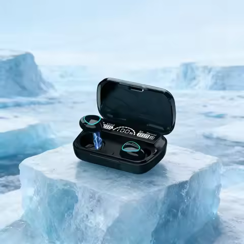 Bluetooth headset M10 hands-free LED Dispay headset Bluetooth HiFi stereo music wireless earplug wat