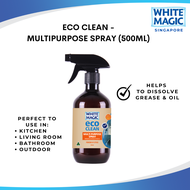 White Magic Eco Clean - Multi purpose Spray [ Designed to loosen soap scum body fat and hard water stains from every bathroom surface / Palm Oil Free / Chlorine Free / Ammonia Free / Made with Australian Tea Tree and Eucalyptus Oil Made in Australia ]