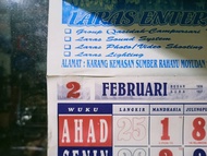 Koleksi Jadul Kalender Lawas Tahun 2004 Laras Enteritaiment Sleman