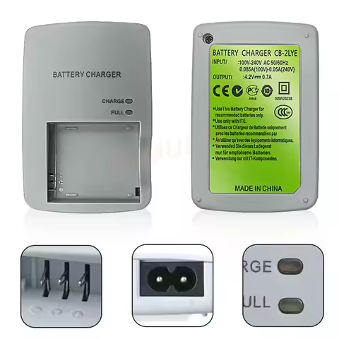 CB-2LYE Charger for Canon NB-6L NB-6LH Battery SX170 SX240 SX260 SX270 SX500 SX520 SX610 SX700 SX710