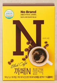 No Brand - No Brand Cafe N - 黑咖啡 1g x100入 (平行進口)