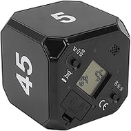 Cube Timer, Gravity Sensor Flip Timer Kitchen Timer, Digital Timer Backlit Display, Mute & Adjustabl
