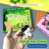Mandarin umbrella toy set, 3-in-1 folk game, Go, checkers