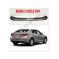 Mazda 3 Axela 2014-2016 Sedan ABS chrome Rear Bumper Guard Trunk Protector