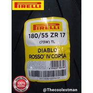 Pirelli Diablo Rosso IV Diablo Rosso 4 CORSA 2022 tyre tayar motorcycle  180/55-17