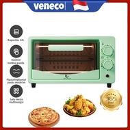 Oven Listrik Panggangan Elektrik Mini Low Watt 12L Multifungsi Microwave Penghangat Makanan Daging Kue BBQ