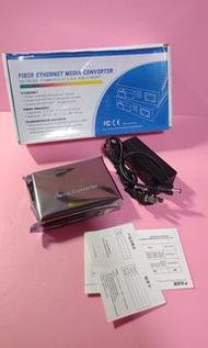 $38均⛔價、全新貨品、JT-COM 千兆乙太網路光纖媒體轉換器，內建 1Gb 單模 SC 收發器，10/100/1000M RJ45 轉 1000Base-LX，最長 20 公里、實物圖片(最後兩件