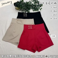 January 5779 罗马高腰显瘦短裤