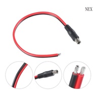 NEX Female Male Plug DC8020 to Bare Wire Open End Power Cord 14AWG 8 0x2 0mm Wire