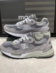 New Balance NB 992 支撐輕便 低幫 跑步鞋 男女同款 元祖灰