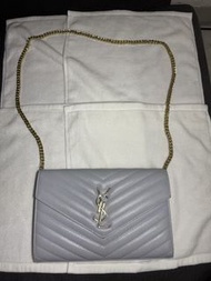 【放售】Saint Laurent (YSL) Cassandre Envelope Chain Wallet