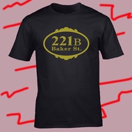 KATUN 221 B Baker Street Sherlock Holmes Tshirt 100% Cotton Casual Fashionable T-SHIRT