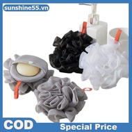 1 Piece Of Soft Loofah Sponge Bath For Soap 2-in-1 Soap Dispenser And Body Scrub Bathroom Exfoliatin